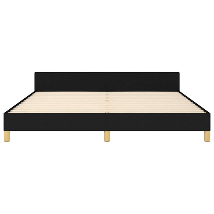 sengeramme uden madras 180x200 cm stof sort