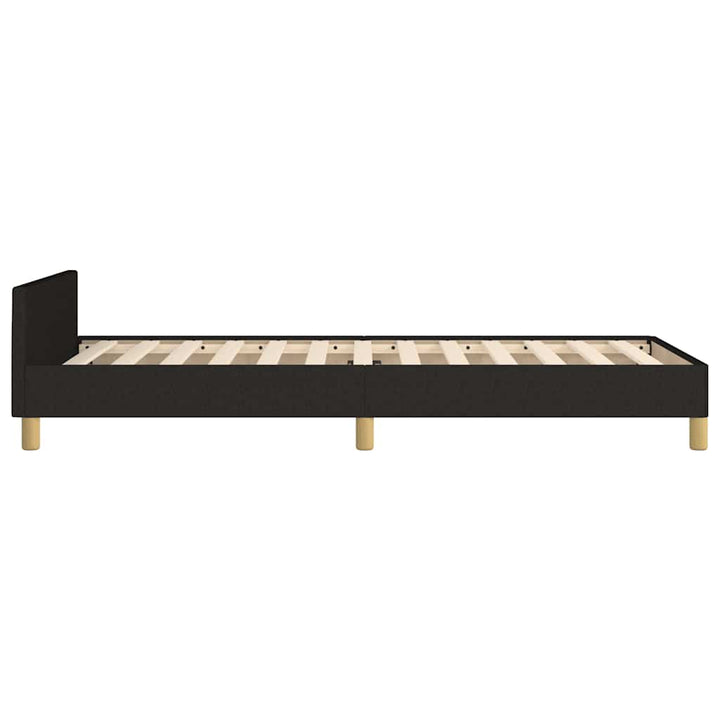 sengeramme uden madras 90x200 cm stof sort