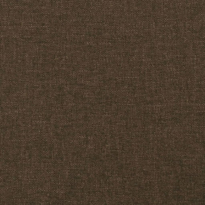 sengeramme uden madras 140x200 cm stof mørkebrun