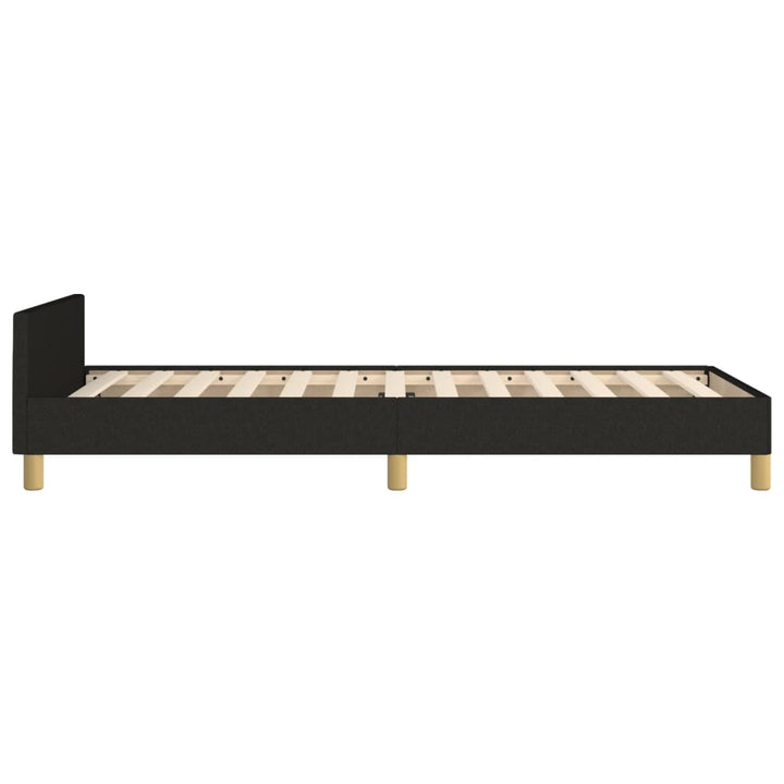 sengeramme uden madras 80x200 cm stof sort