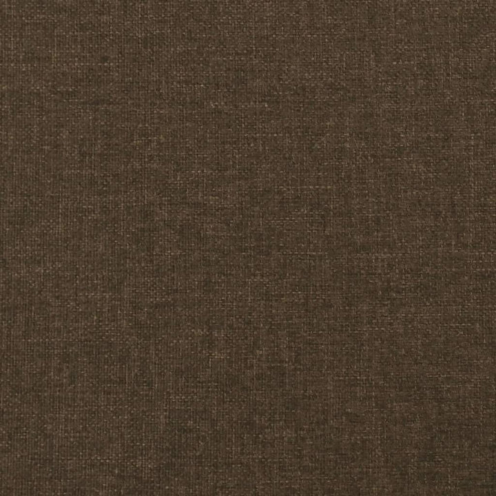 Sengeramme uden madras Mørkebrun 90x190 cm Stof