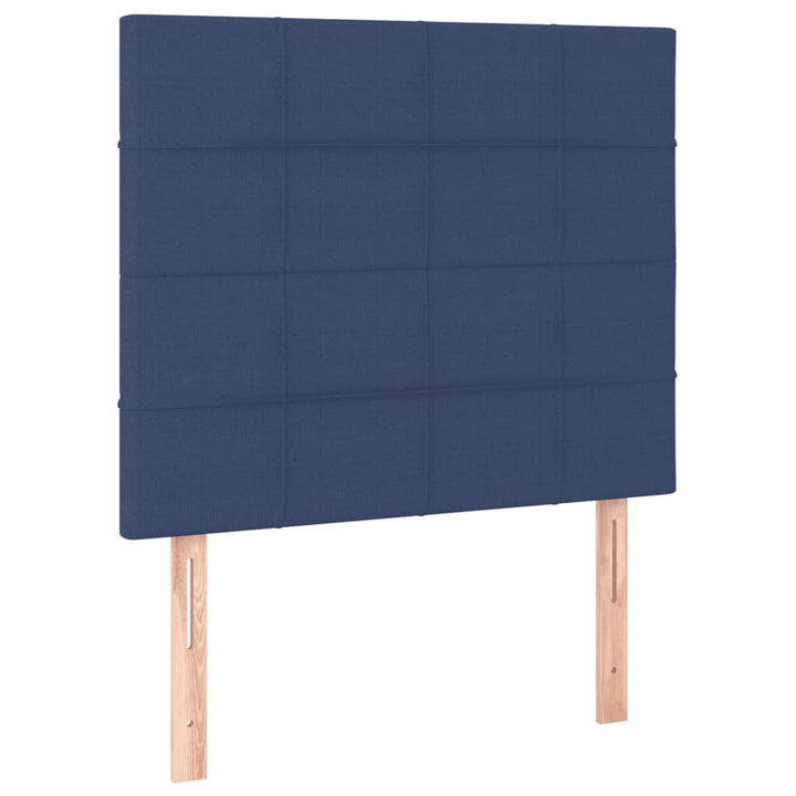 sengeramme uden madras 100x200 cm stof blå