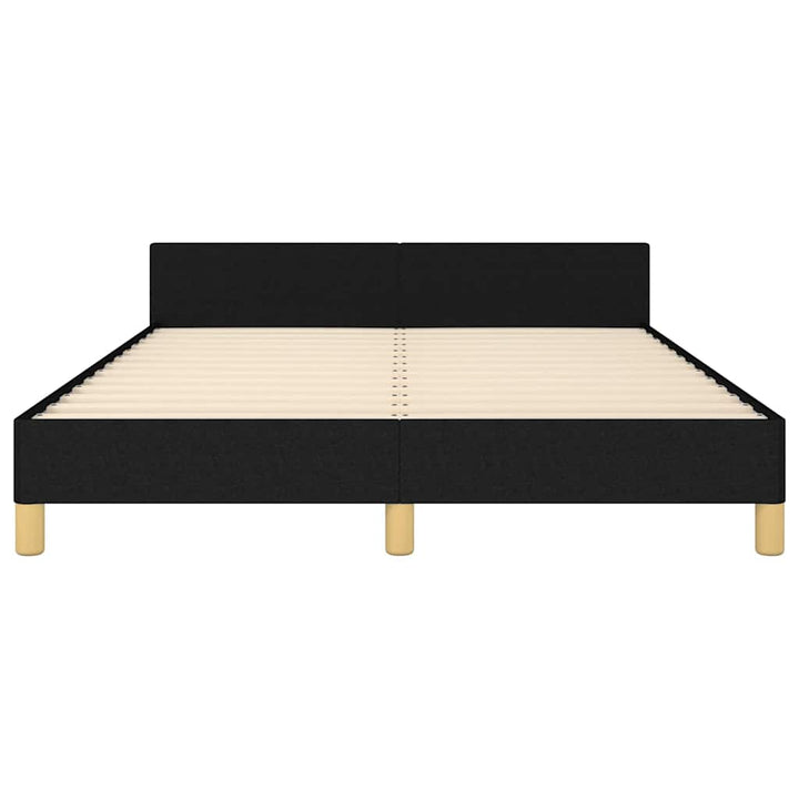 sengeramme uden madras 140x200 cm stof sort