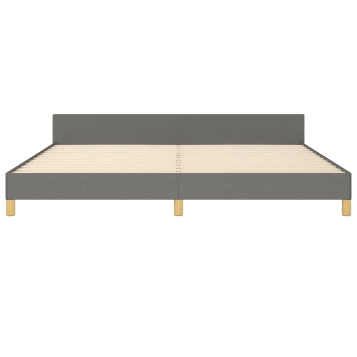 sengeramme uden madras 200x200 cm stof mørkegrå