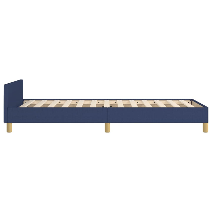 sengeramme uden madras 80x200 cm stof blå
