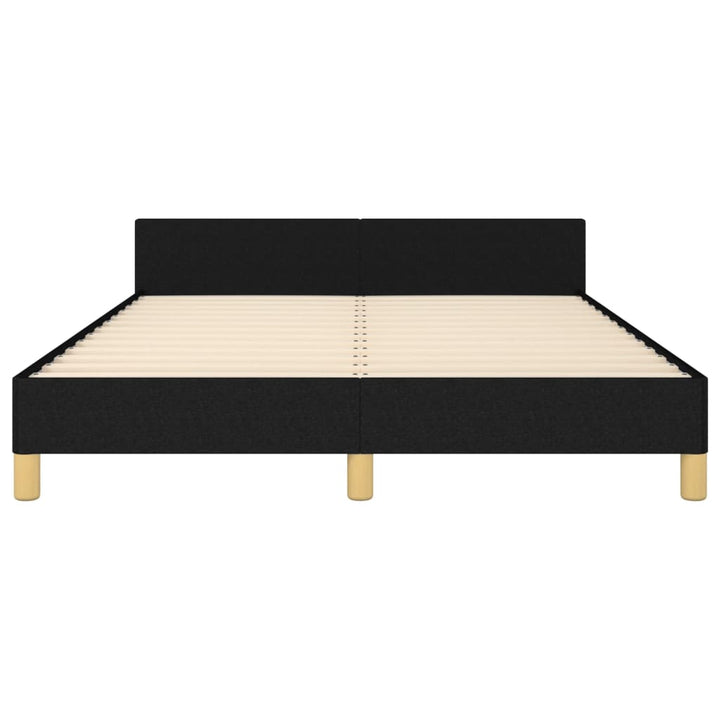 sengeramme uden madras 140x190 cm stof sort