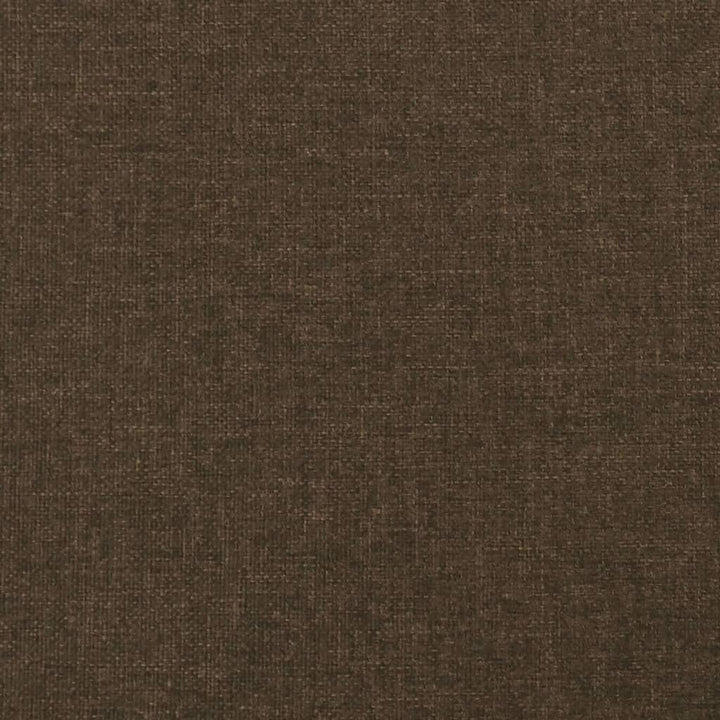 sengeramme uden madras 140x190 cm stof mørkebrun