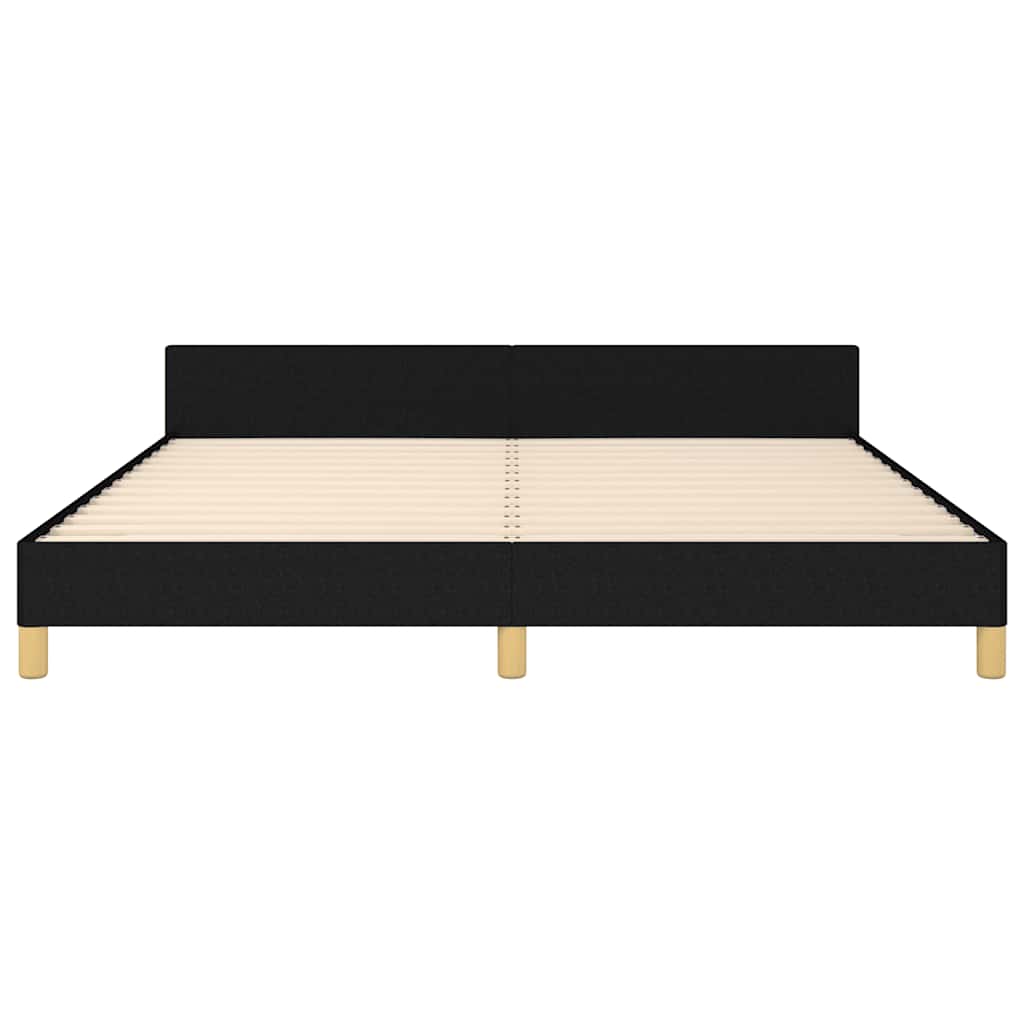 sengeramme uden madras 180x200 cm stof sort