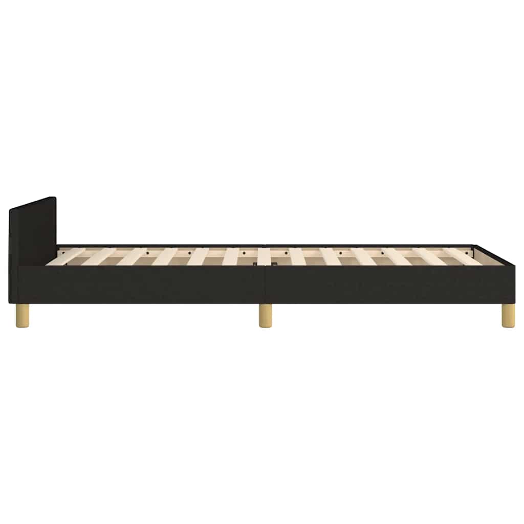 sengeramme uden madras 80x200 cm stof sort