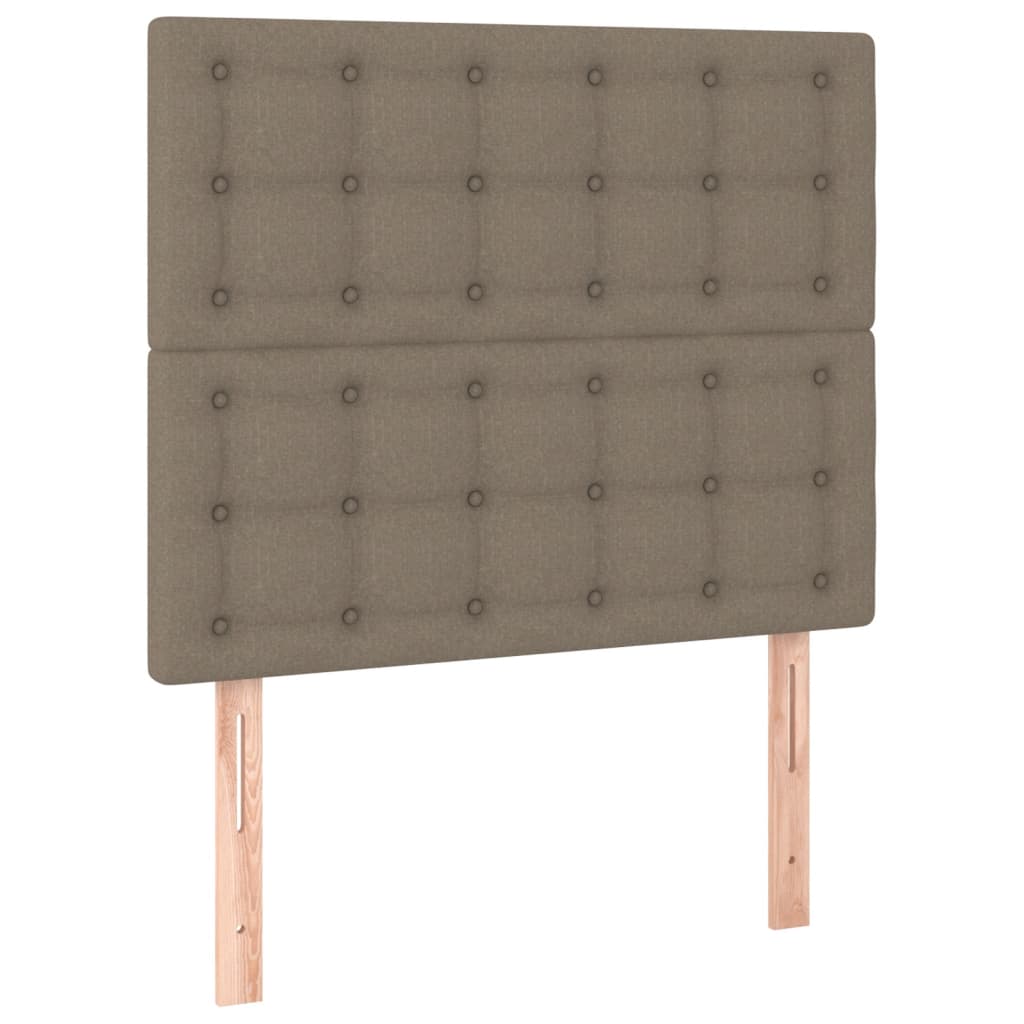 Sengeramme uden madras Taupe 120x200 cm Stof