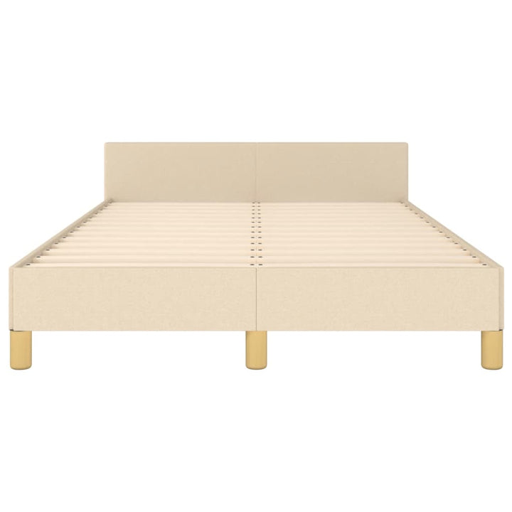 Sengeramme uden madras Creme 120x200 cm Stof