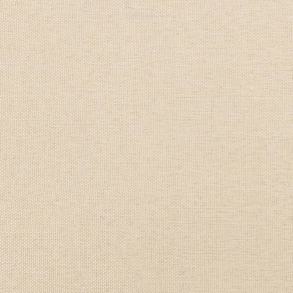 Sengeramme uden madras Creme 120x200 cm Stof