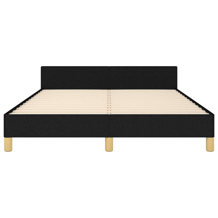 sengeramme uden madras 140x200 cm stof sort