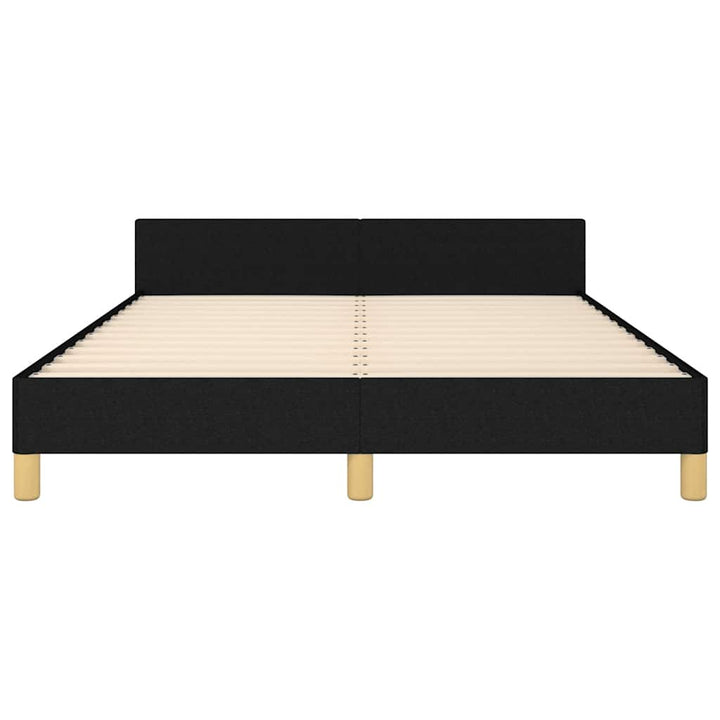 sengeramme uden madras 140x200 cm stof sort