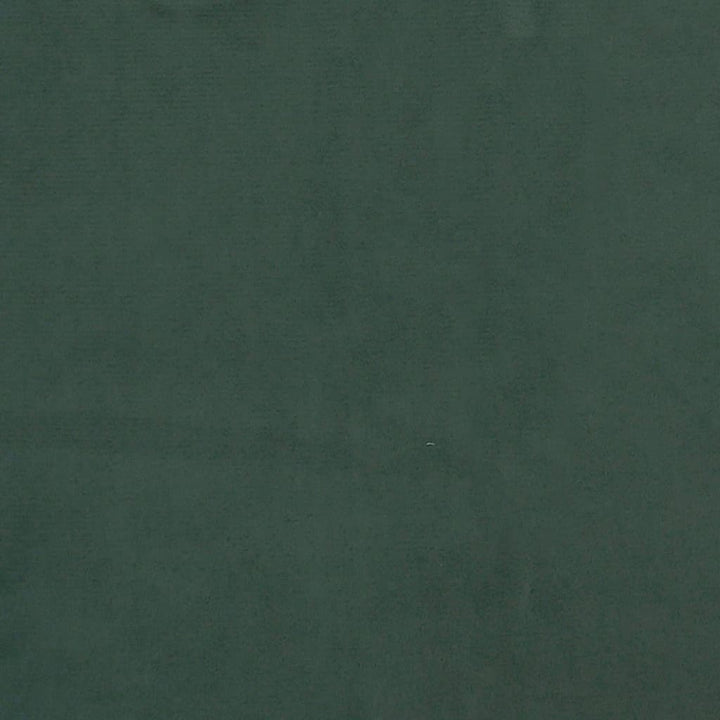 Sengeramme uden madras Mørkegrøn 120x200 cm Fløjl