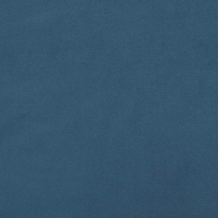 Sengeramme uden madras Mørkeblå 90x200 cm Fløjl
