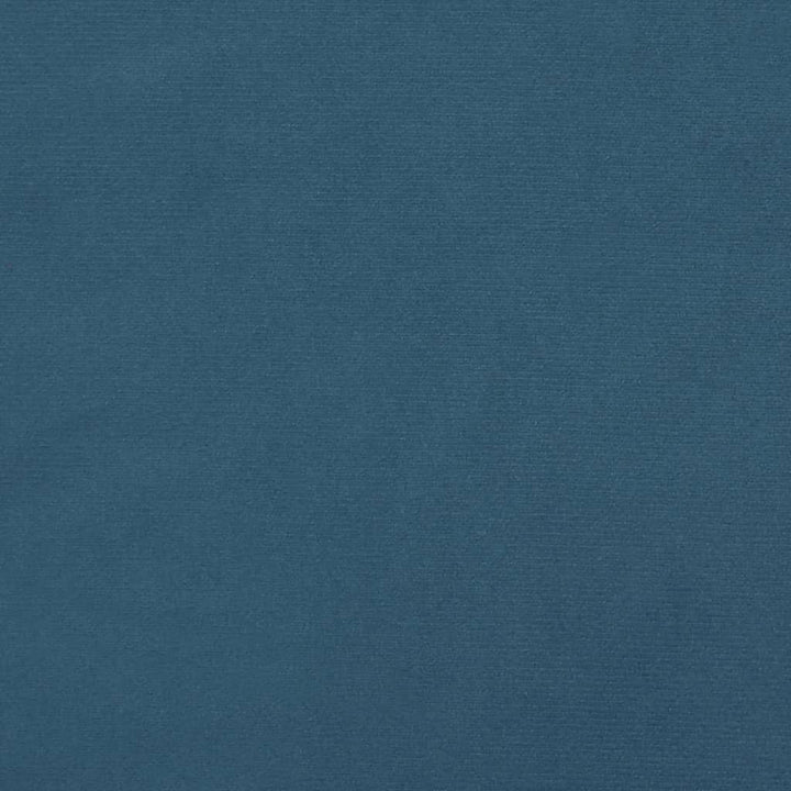 Sengeramme uden madras Mørkeblå 90x190 cm Fløjl