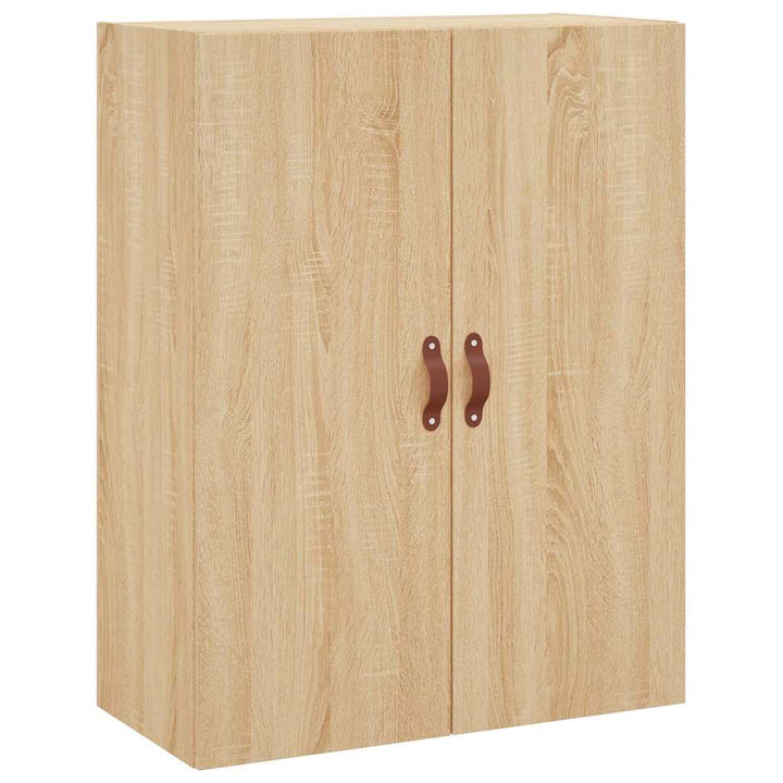 vægskabe 2 stk. 69,5x34x90 cm sonoma-eg
