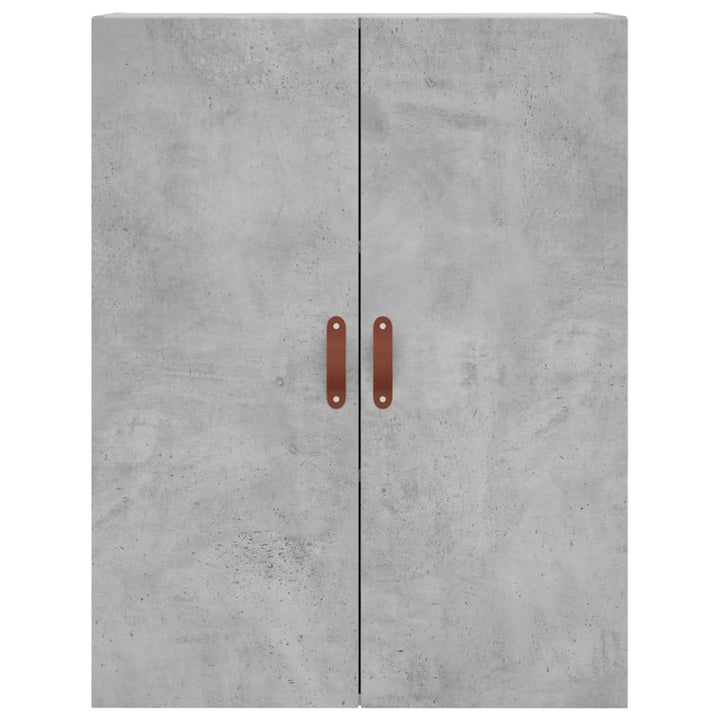vægskabe 2 stk. 69,5x34x90 cm betongrå