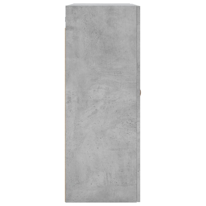 vægskabe 2 stk. 69,5x34x90 cm betongrå