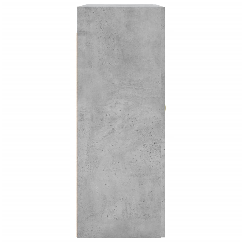 vægskabe 2 stk. 69,5x34x90 cm betongrå