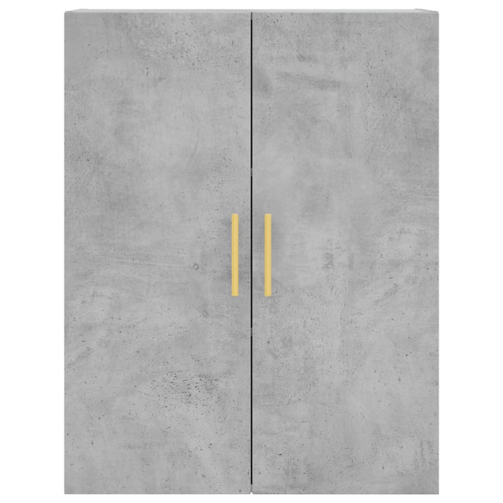vægskabe 2 stk. 69,5x34x90 cm betongrå