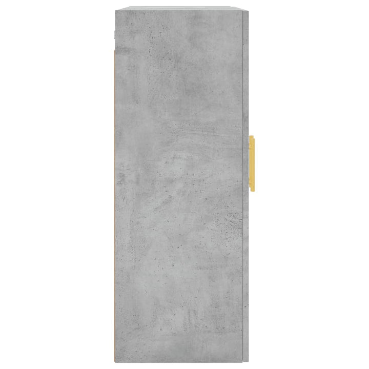 vægskabe 2 stk. 69,5x34x90 cm betongrå