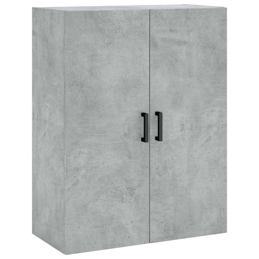 vægskabe 2 stk. 69,5x34x90 cm betongrå