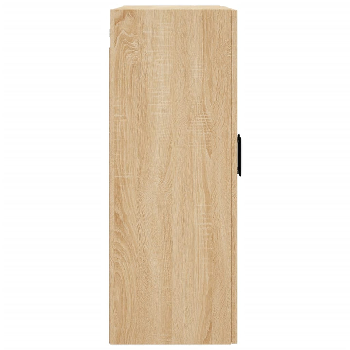 vægskabe 2 stk. 69,5x34x90 cm sonoma-eg