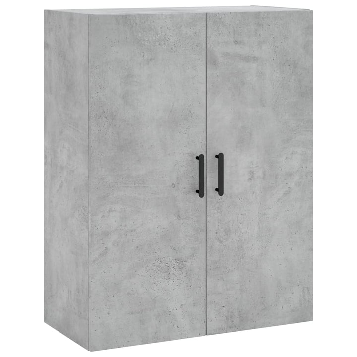 vægskabe 2 stk. 69,5x34x90 cm betongrå