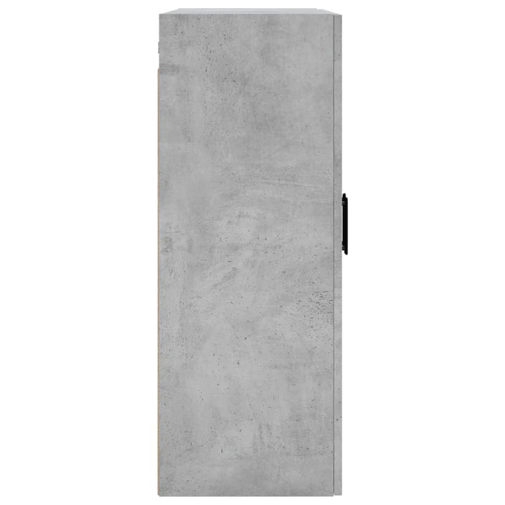 vægskabe 2 stk. 69,5x34x90 cm betongrå
