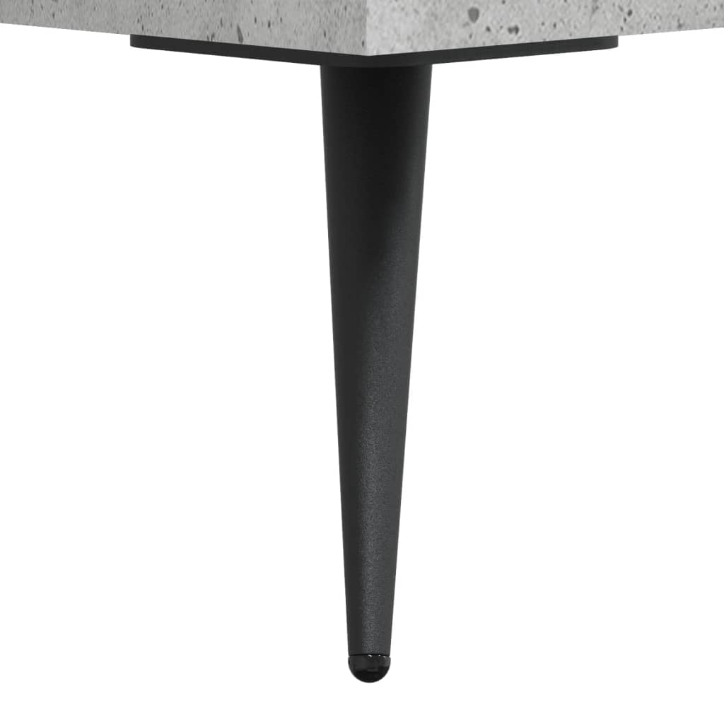 højskab 69,5x34x180 cm konstrueret træ betongrå