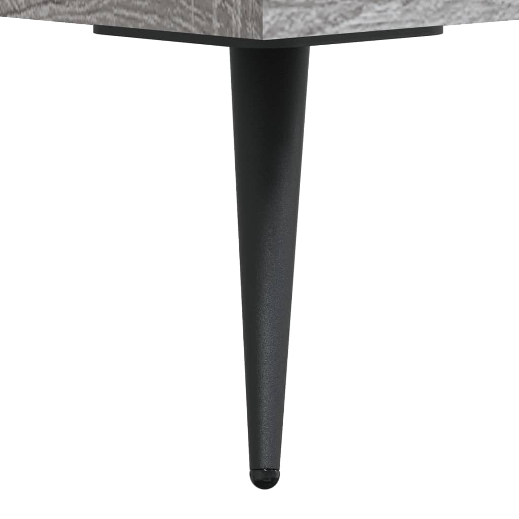 højskab 69,5x34x180 cm konstrueret træ grå sonoma-eg
