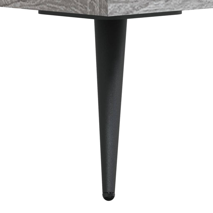 højskab 69,5x34x180 cm konstrueret træ grå sonoma-eg
