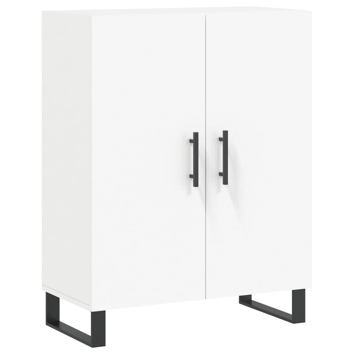 højskab 69,5x34x180 cm konstrueret træ hvid