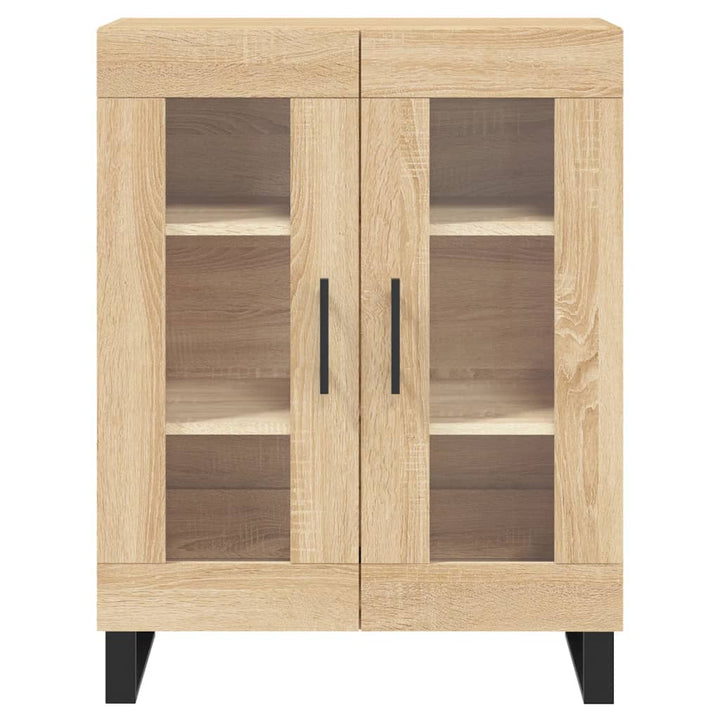 højskab 69,5x34x180 cm konstrueret træ sonoma-eg