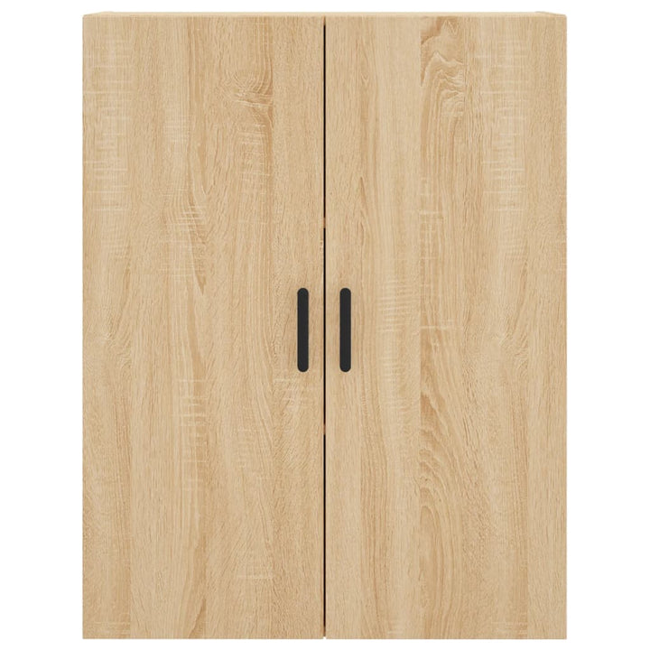 højskab 69,5x34x180 cm konstrueret træ sonoma-eg