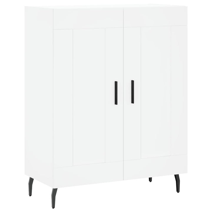 højskab 69,5x34x180 cm konstrueret træ hvid
