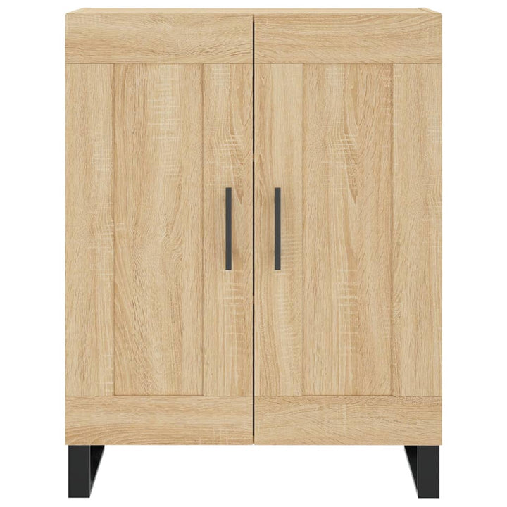 højskab 69,5x34x180 cm konstrueret træ sonoma-eg