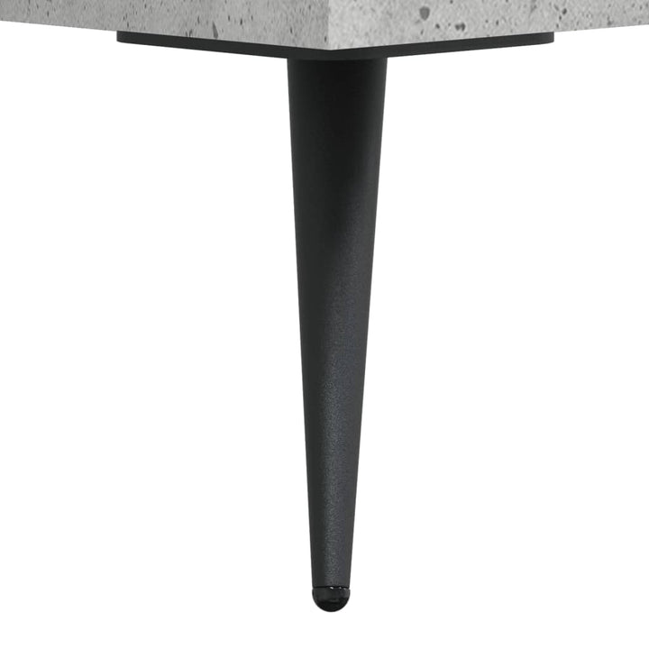 højskab 69,5x34x180 cm konstrueret træ betongrå