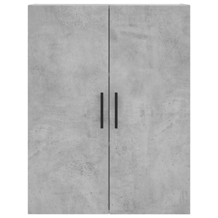 højskab 69,5x34x180 cm konstrueret træ betongrå
