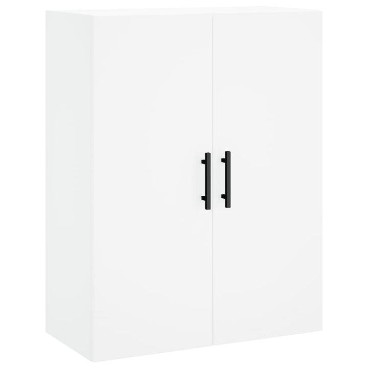 højskab 69,5x34x180 cm konstrueret træ hvid