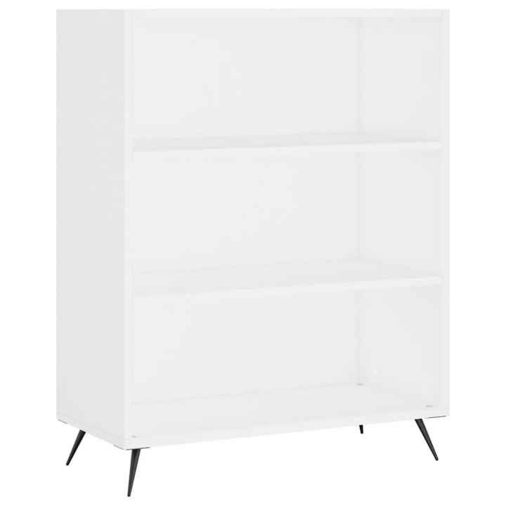 højskab 69,5x34x180 cm konstrueret træ hvid