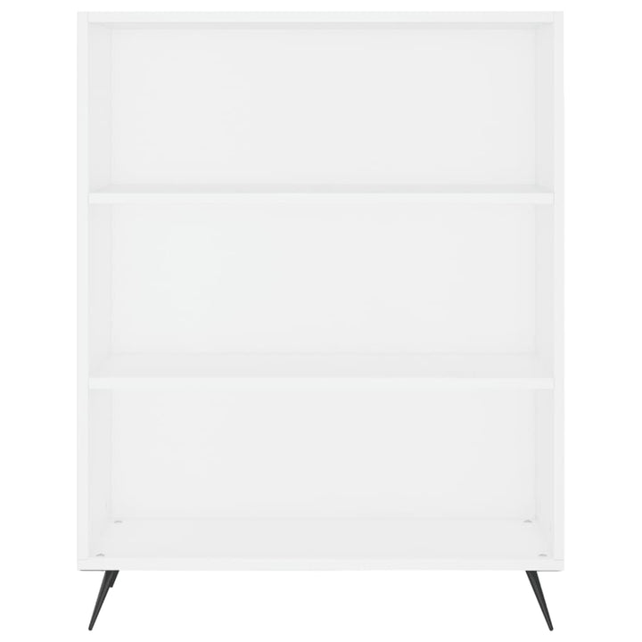 højskab 69,5x34x180 cm konstrueret træ hvid