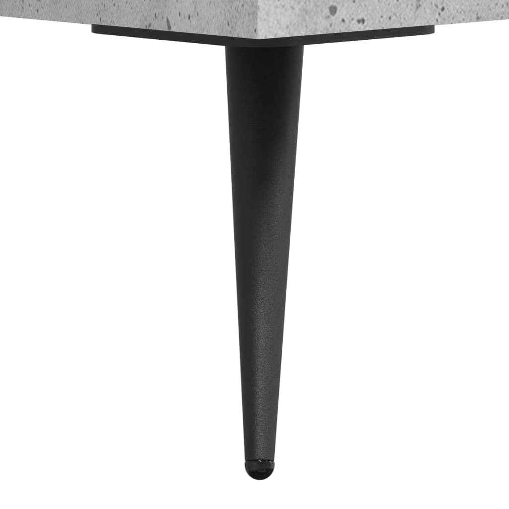 højskab 69,5x34x180 cm konstrueret træ betongrå