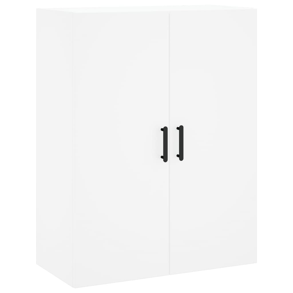 højskab 69,5x34x180 cm konstrueret træ hvid