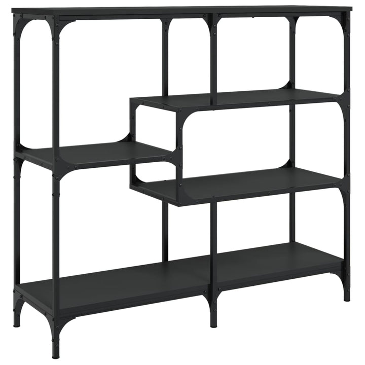 konsolbord 103x32x95 cm konstrueret træ sort