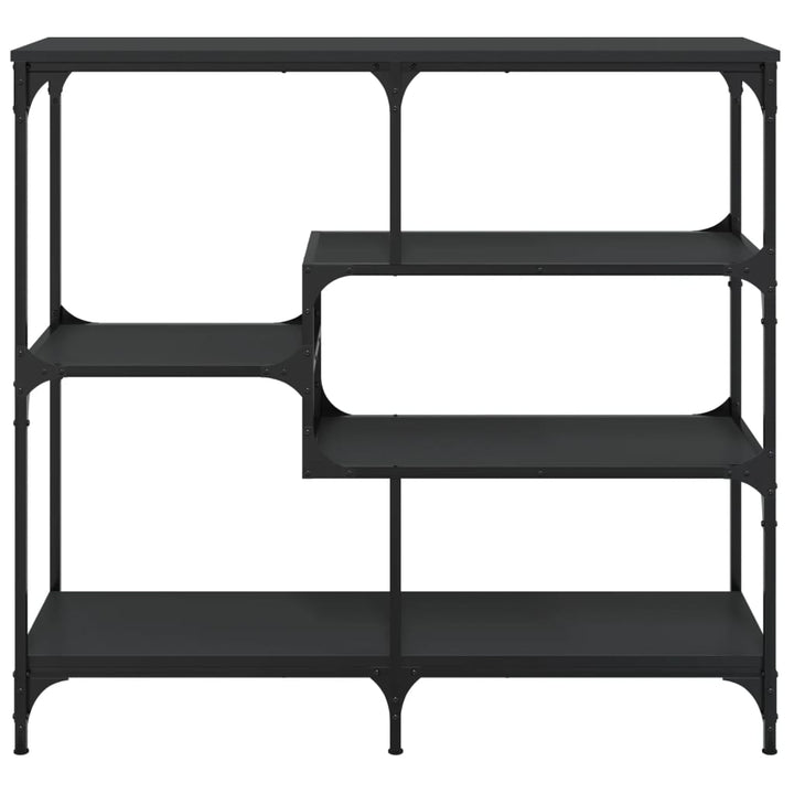 konsolbord 103x32x95 cm konstrueret træ sort