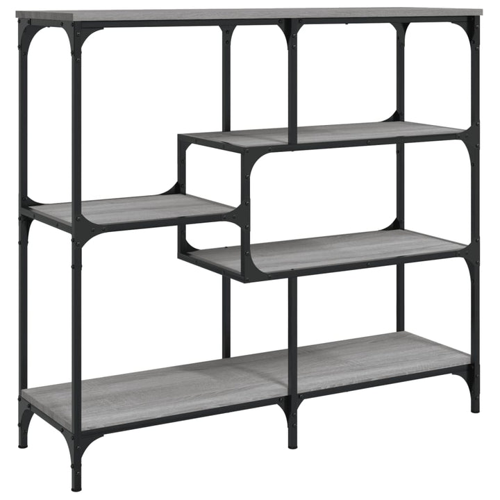 konsolbord 103x32x95 cm konstrueret træ grå sonoma-eg