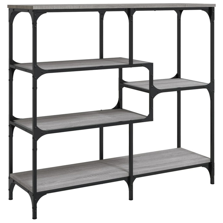 konsolbord 103x32x95 cm konstrueret træ grå sonoma-eg